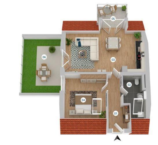 Traumhafte Neue Dachterrassenwohnung Am Soyener See Экстерьер фото
